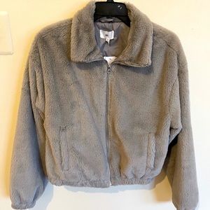 NWT Nordstrom Teddy bear bumper oversized jacket for women XS size